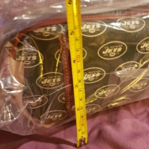 COPY - DOONEY & BOURKE NEW YORK JETS ZIP ZIP SATCHEL LADIES HANDBAG PURSE - Picture 13 of 14